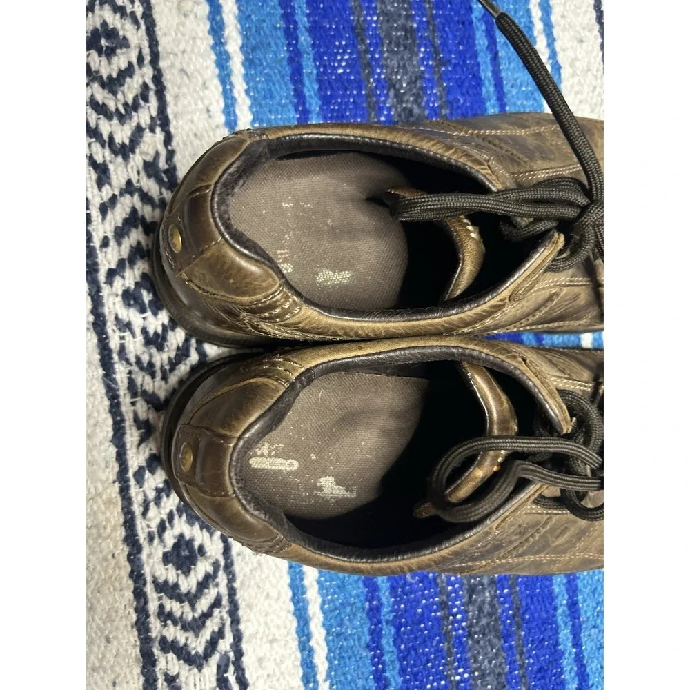 Merrell World Era Dark Earth Brown Leather Oxford Outdoor Lace Up Men's Size 11